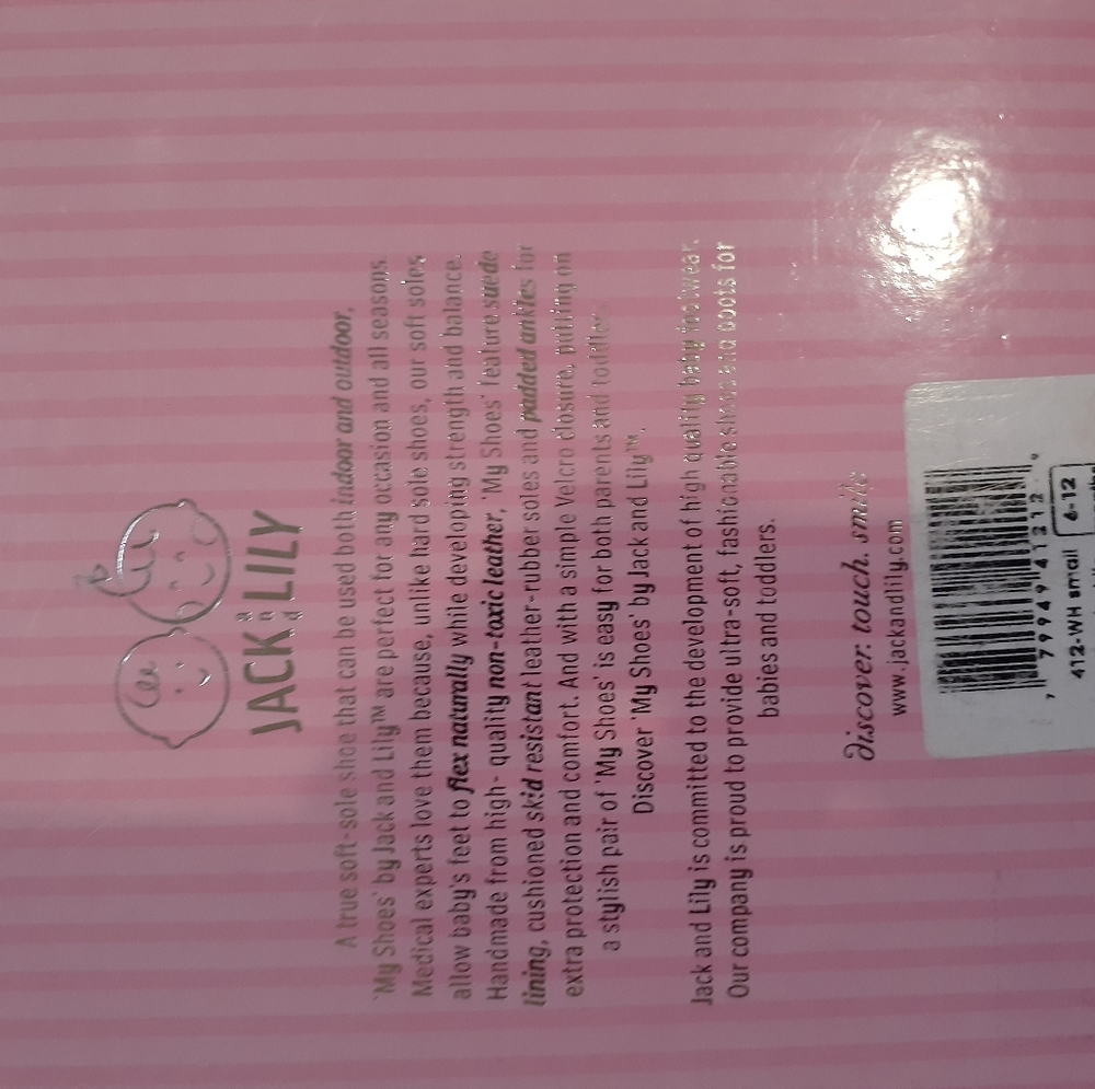 Jack and Lily baby girl black shoes size 6-12 mont - Picture 3 of 8